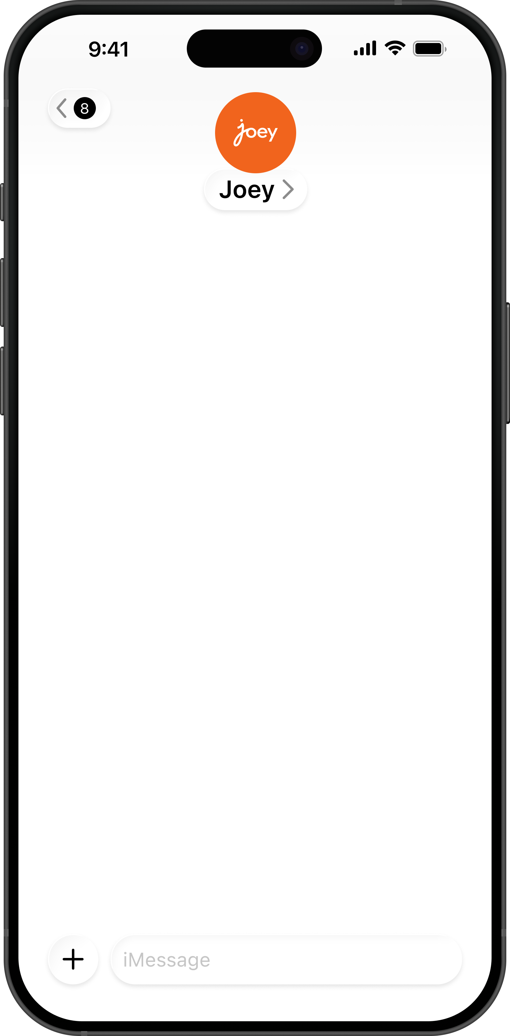 Joey app phone frame